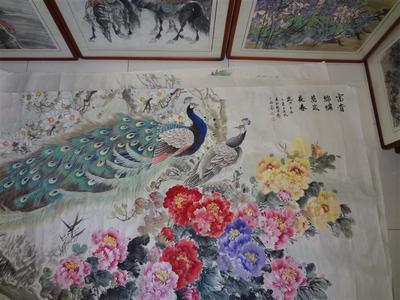 富貴錦繡圖 國(guó)畫功底深厚，作品受追捧，盡顯藝術(shù)魅力